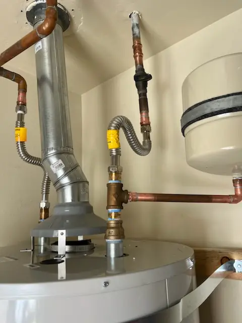 Water heater installation and plumbing repair in Camden